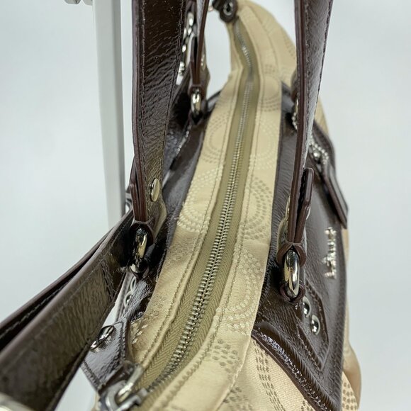 COACH Ashley Signature C Dotted Op Art Monogram Shoulder Bag - G1280-F20068 - Picture 13 of 14